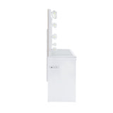 Ariana - Complete Vanity With Lightbulbs - Glossy White