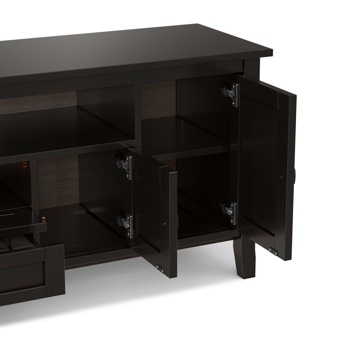 Warm Shaker - TV Media Stand - Hickory Brown