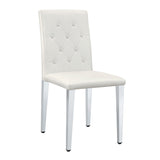 Dining Chairs With Ergonomic Buckle Backrest For Home