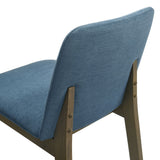 Allin - Upholstered Wood Counter Height Barstool