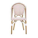 Outdoor Rattan And Aluminum French Bistro Chairs Set