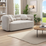 2 Seater Sofa Couch For Living Room - Light Beige
