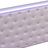 Opium - King Size Tufted Bed - White