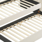 Channel Tufted Bouclé Twin Daybed with Pull - Out Trundle - Platform Bed available at Alpine Outlets in Denver