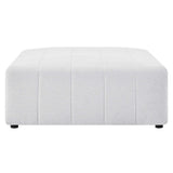 Channel Tufted Fabric Ottoman – Upholstered Modular 43 Inch - Ottomans available at Alpine Outlets in Denver