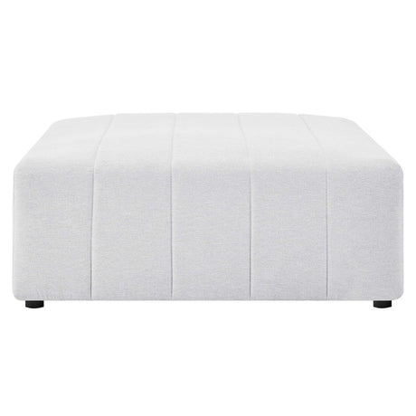 Channel Tufted Fabric Ottoman – Upholstered Modular 43 Inch - Ottomans available at Alpine Outlets in Denver