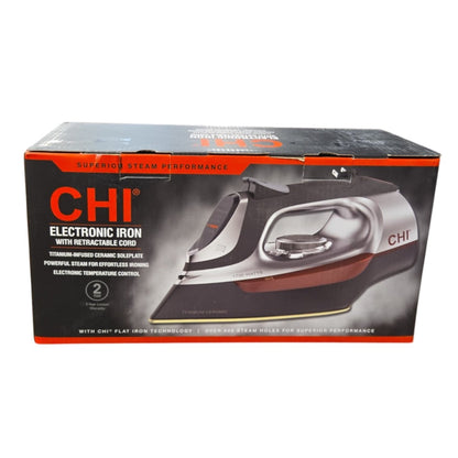 CHI Electronic Iron with Retractable Cord (ID N012348) - available at Alpine Outlets in Denver