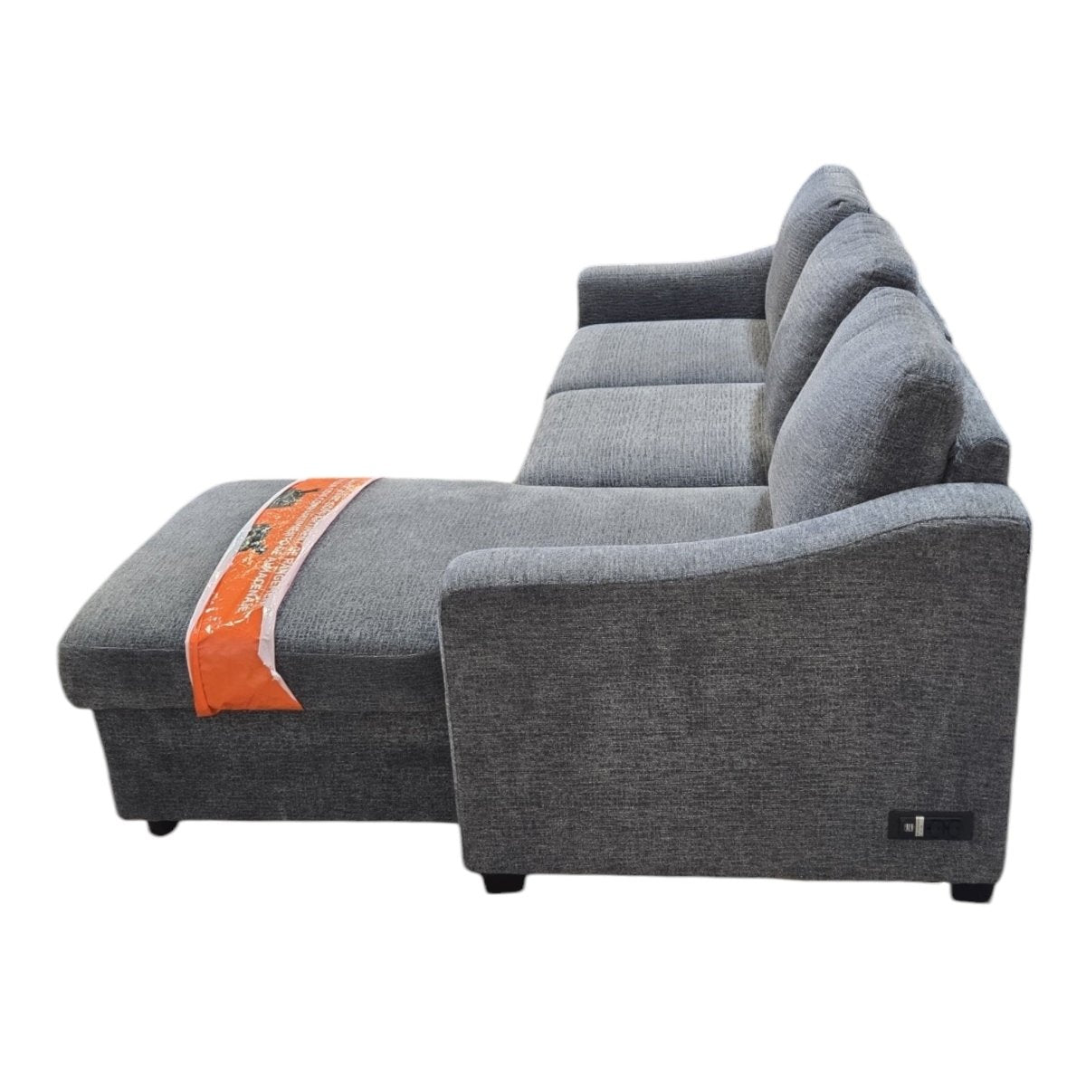 Coddle Aria Fabric Sleeper Sofa with Chaise - Used Like New - (ID U6724) - available at Alpine Outlets in Denver