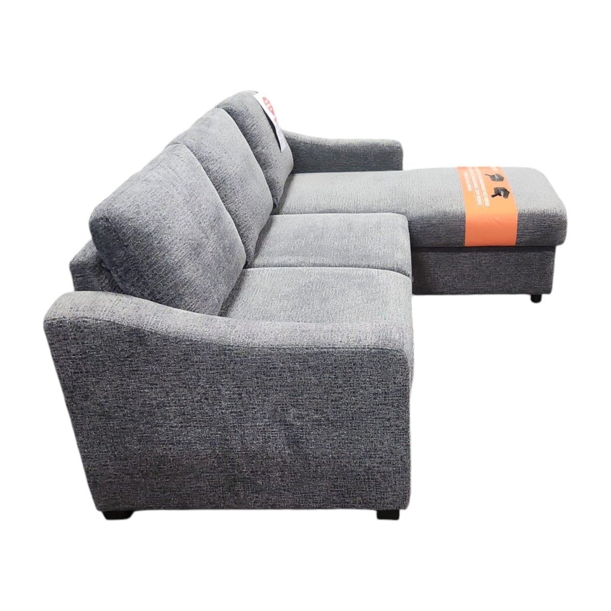 Coddle Aria Fabric Sleeper Sofa with Reversible Chaise - Gray - Alpine Outlets