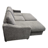 Coddle Aria Fabric Sleeper Sofa with Reversible Chaise Gray - Used Like New - (ID U8374) - available at Alpine Outlets in Denver