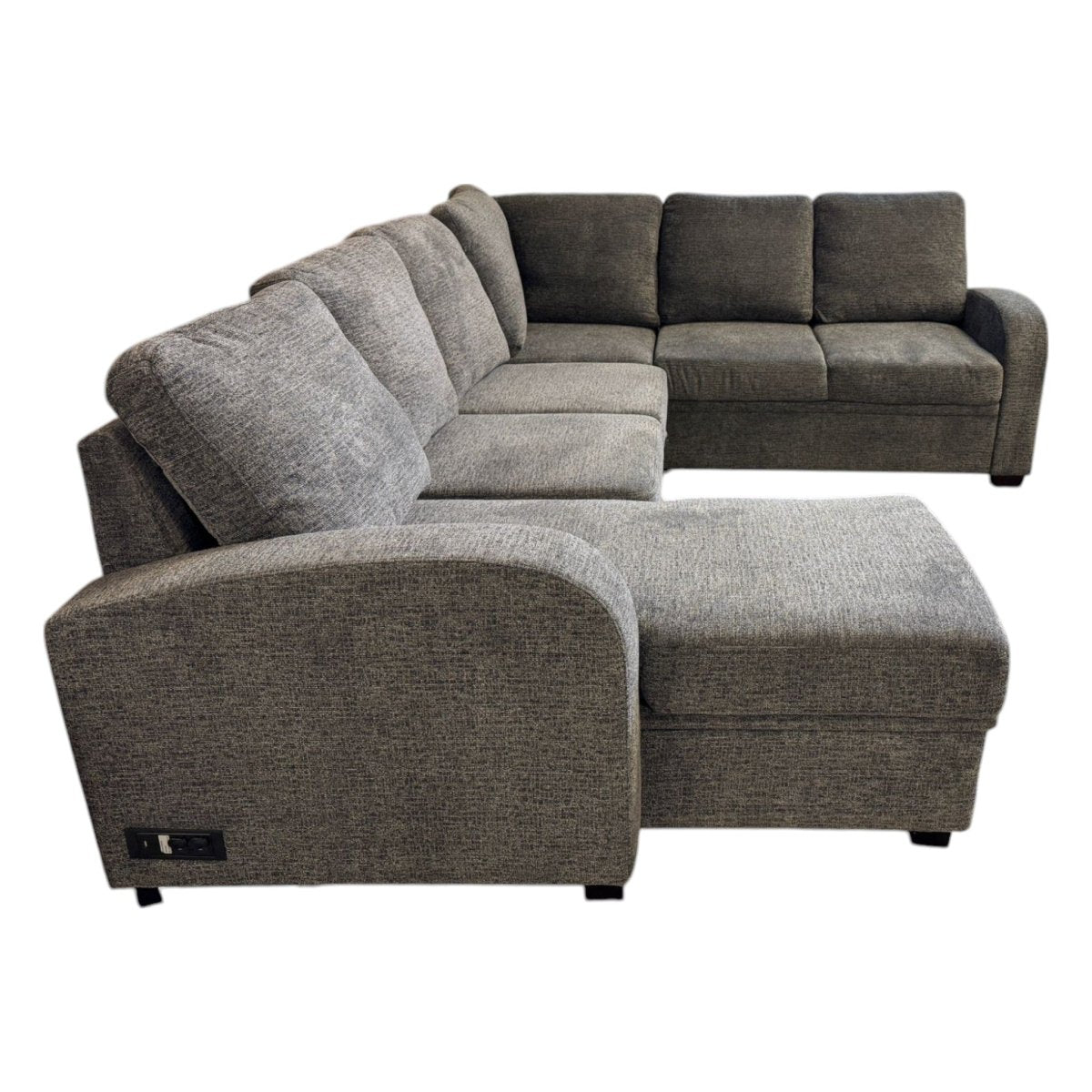 Coddle Aria Sleeper Sectional with Reversible Chaise and Storage (ID U024378) - Living Room Furniture available at Alpine Outlets in Denver