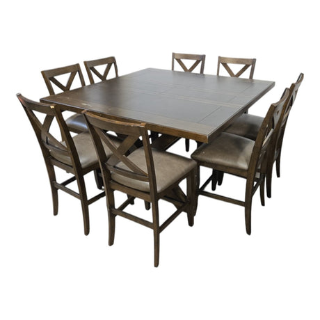 Collins 9 - piece Counter - Height Dining Table Set - (G5271) - available at Alpine Outlets in Denver