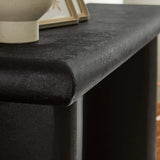 Concrete Textured Console Table with Wood Base – 52 Inch - Ottomans available at Alpine Outlets in Denver