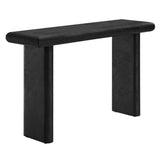 Concrete Textured Console Table with Wood Base – 52 Inch - Ottomans available at Alpine Outlets in Denver