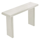Concrete Textured Console Table with Wood Base – 52 Inch - Ottomans available at Alpine Outlets in Denver