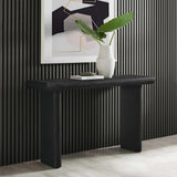 Concrete Textured Console Table with Wood Base – 52 Inch - Ottomans available at Alpine Outlets in Denver