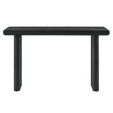 Concrete Textured Console Table with Wood Base – 52 Inch - Ottomans available at Alpine Outlets in Denver