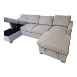 Corvallis Fabric Convertible Sectional - Furniture available at Alpine Outlets in Denver