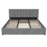 CosmoLiving Serena Upholstered Bed with Drawers - King Size - Alpine Outlets