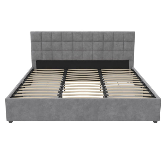 CosmoLiving Serena Upholstered Bed with Drawers - King Size - available at Alpine Outlets in Denver