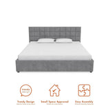 CosmoLiving Serena Upholstered Bed with Drawers - King Size - Alpine Outlets