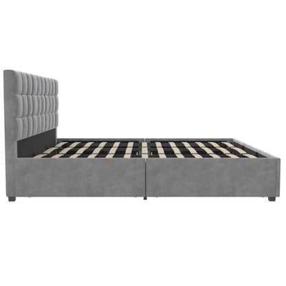 CosmoLiving Serena Upholstered Bed with Drawers - King Size - available at Alpine Outlets in Denver