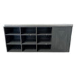 Costway Shoe Bench with Padded Cushion 9 - Cube Adjustable Storage Shoe Rack (ID N834567) - Furniture available at Alpine Outlets in Denver