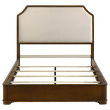 Leonide - Panel Bed With Upholstered Headboard