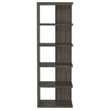 5 Shelf Bookcase - Gray
