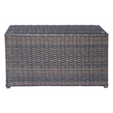 Handcrafted 4 Person Outdoor Seating Group With Plush Cushions - Espresso