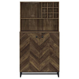 Harlie - 2 Door Wine Cabinet - Oak