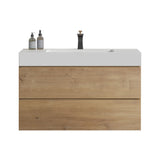 Alice - Bathroom Vanity With Sink, Large Storage Wall Mounted Floating Bathroom Vanity For Modern Bathroom
