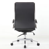 Office Chair, Breathable Mid Back Swivel Computer Chair With Foldable Armrest - Black