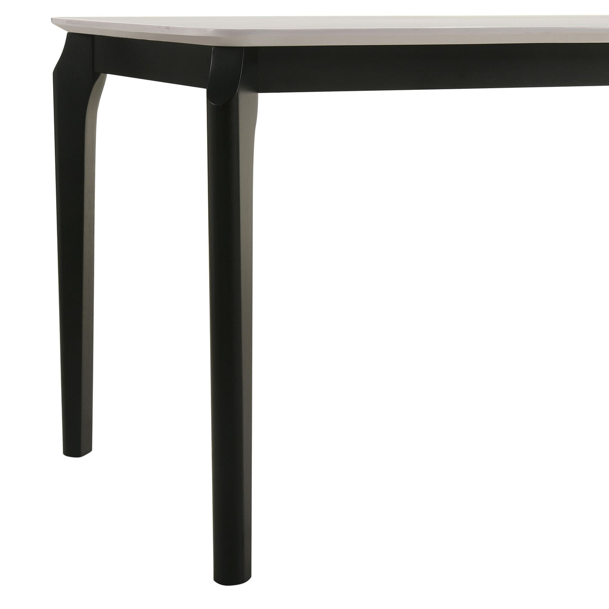 Kimber - Marble Top Dining Table - Black / White