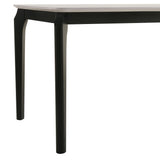 Kimber - Marble Top Dining Table - Black / White