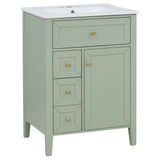 Bathroom Vanity With Sink, Soft Closing Cabinet