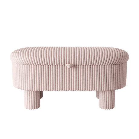 Storage Ottoman Upholstered Bench With Lift Top Storage For Bedroom