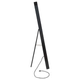 Villancourt - LED Standing Mirror With Speakers - Black