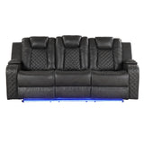 Benz - Power Reclining Sofa With LED Lighting