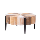 Flower Shaped Coffee Table For Living Room - Multicolor