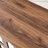 Double Door Cabinet - Walnut