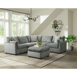 Deville - Modular Ottoman - Nova Gray