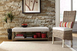 Woven Kubu Highback Side Chair (Set of 2) - Light Brown