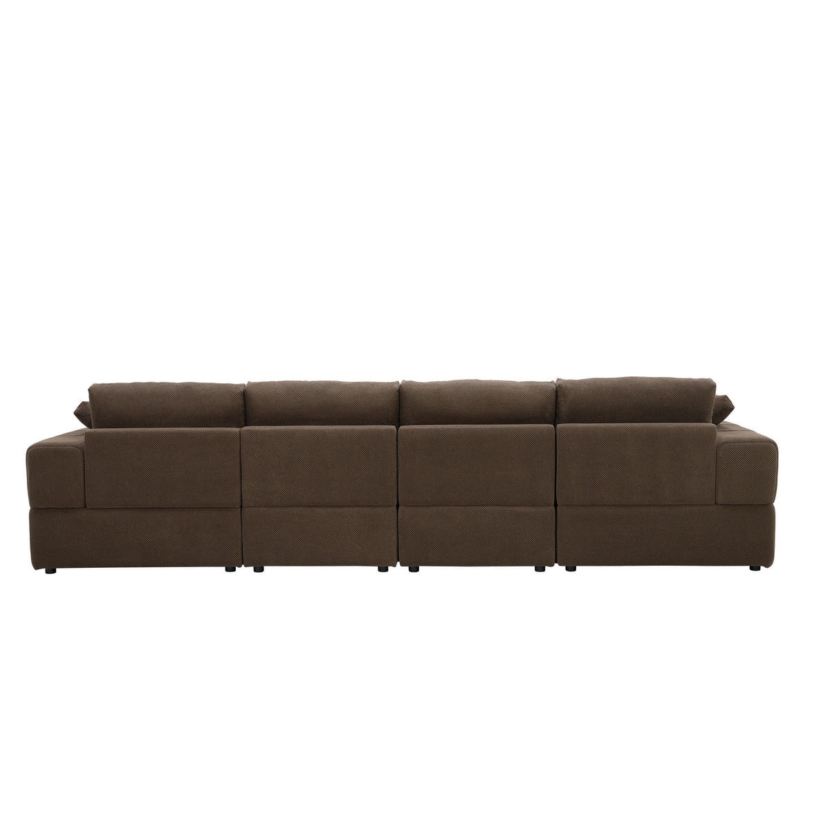 Sectional, Large Arms, Toss Pillows Included