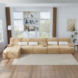 Oversized Sectional Sofa, Living Room Seating With Modular Design