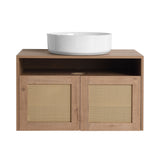Bathroom Vanity & Art Sink, 2 Soft Close Doors, Float Mounting Design