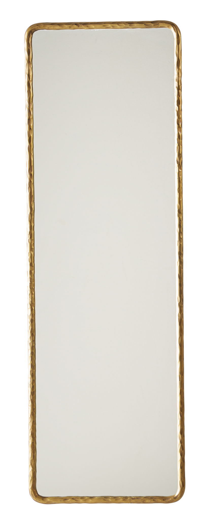 Hammered Iron Edge Full Mirror - Dark Gray
