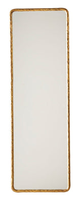 Hammered Iron Edge Full Mirror - Dark Gray