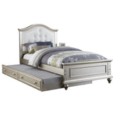Contemporary Style Bed With Trundle