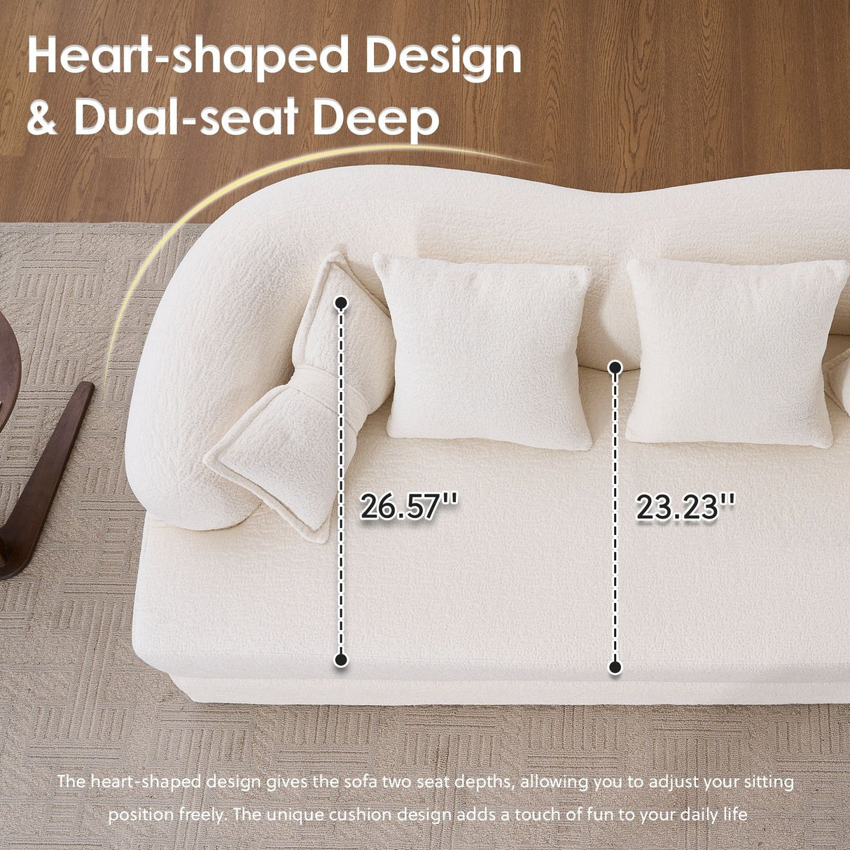 Foldable Sofa Bed, Boneless Couch Convertible Sleeper With 4 Pillows